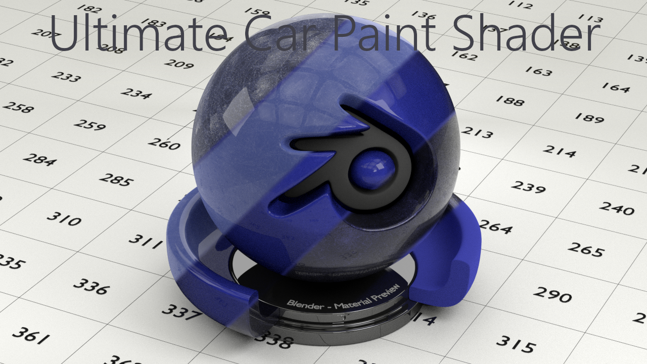 Ultimate Car Paint Shader preview image 1